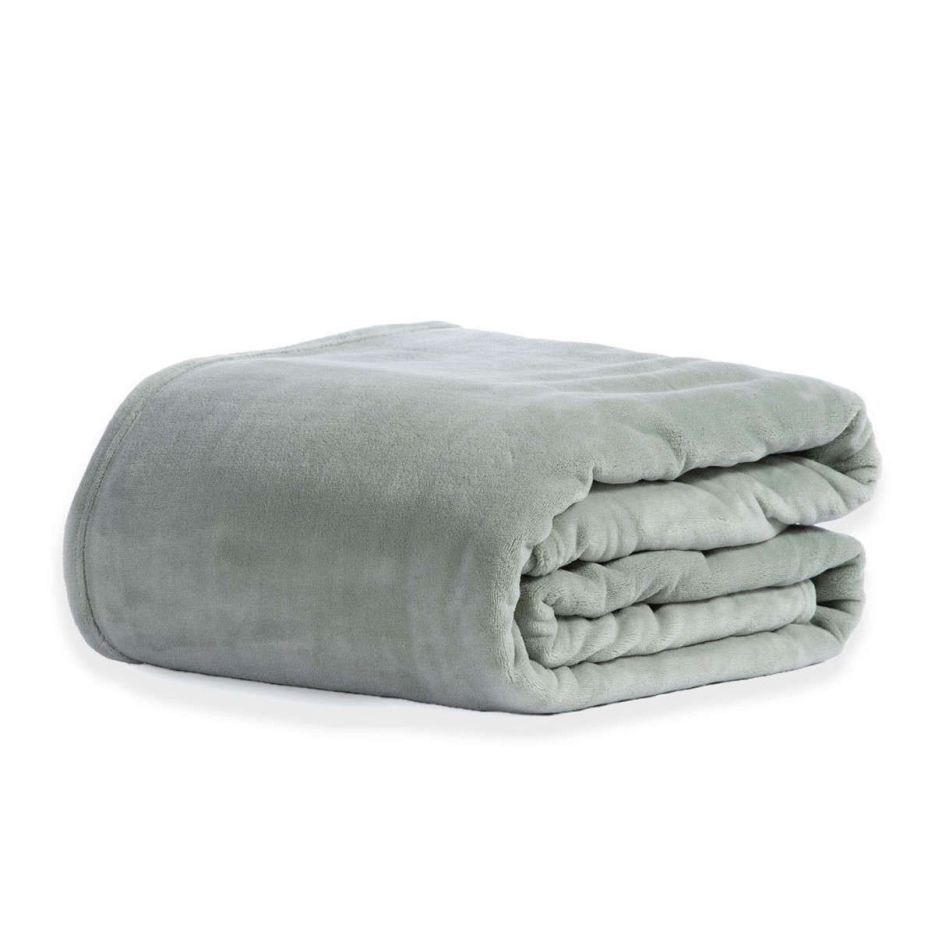 Κουβέρτα fleece μονή Cosy sea green nef nef