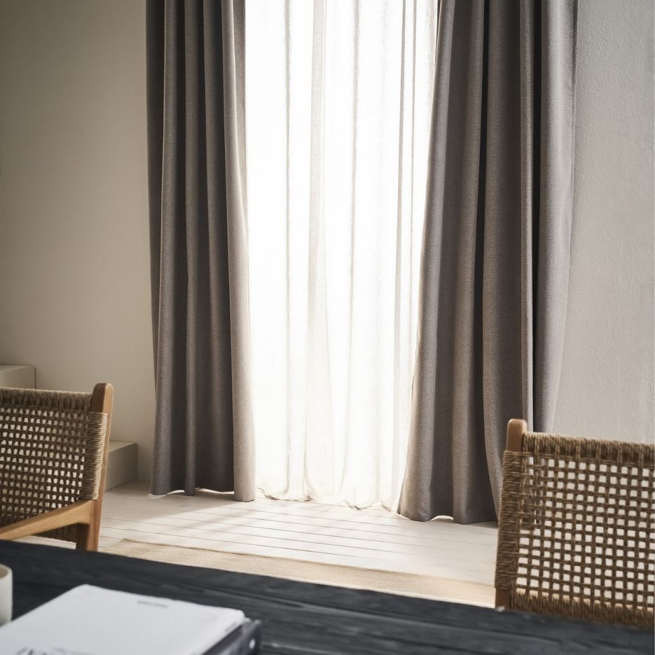 Κουρτίνα black out Nap 129/45 elephant grey 155x280cm gofis home